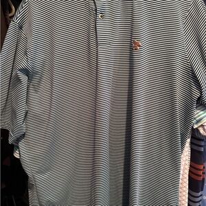 Old Edwards Club Striped Golf Polo
